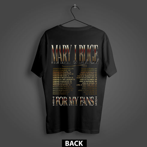 Mary J. Blige 'The For My Fans Tour 2025' Double-Sided Premium T-Shirt (Unisex)